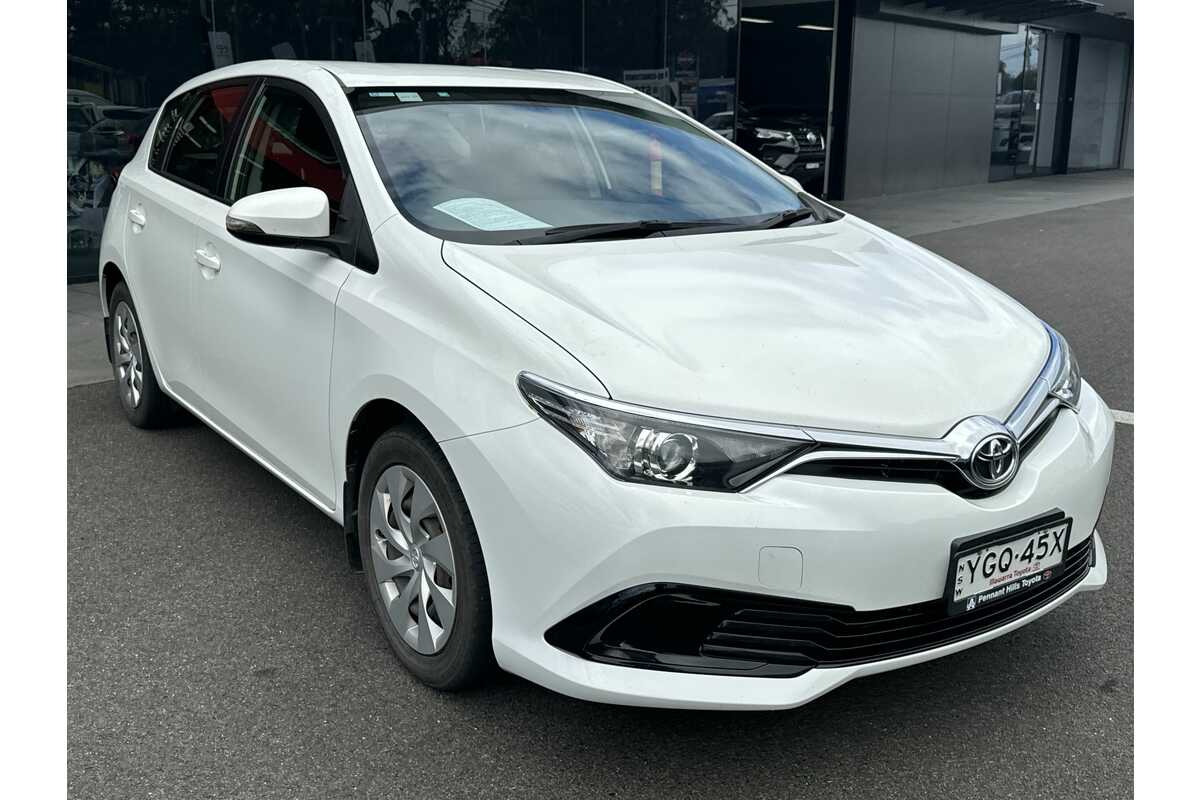 2016 Toyota Corolla Ascent ZRE182R