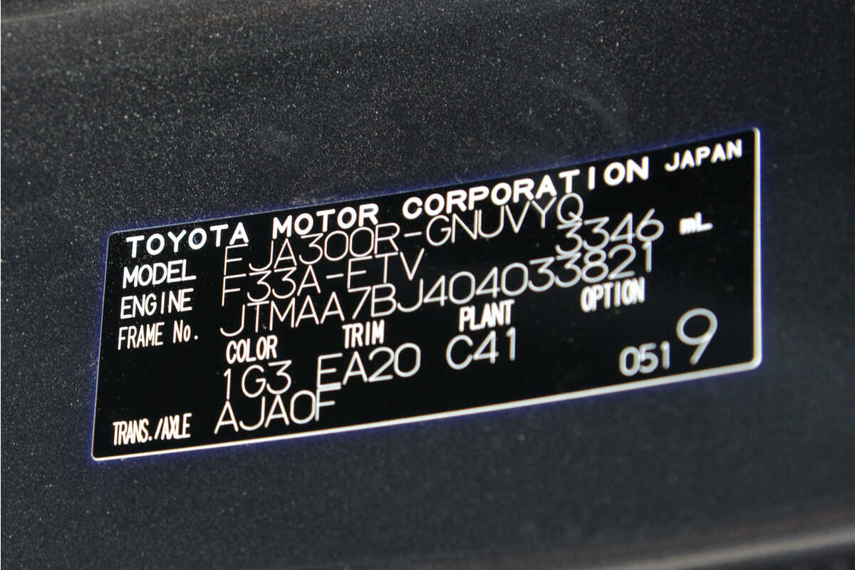 2022 Toyota Landcruiser VX FJA300R