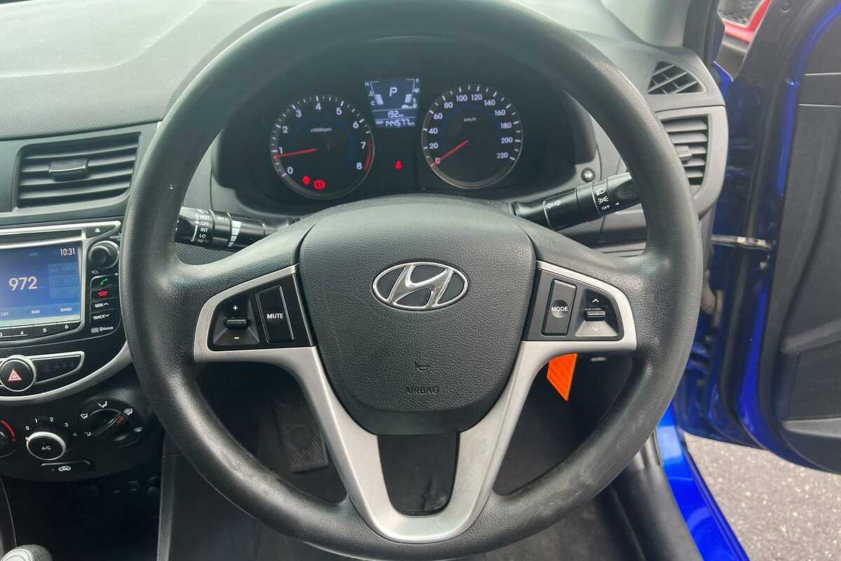 SOLD 2014 Hyundai Accent Active Used Sedan Hoppers Crossing VIC