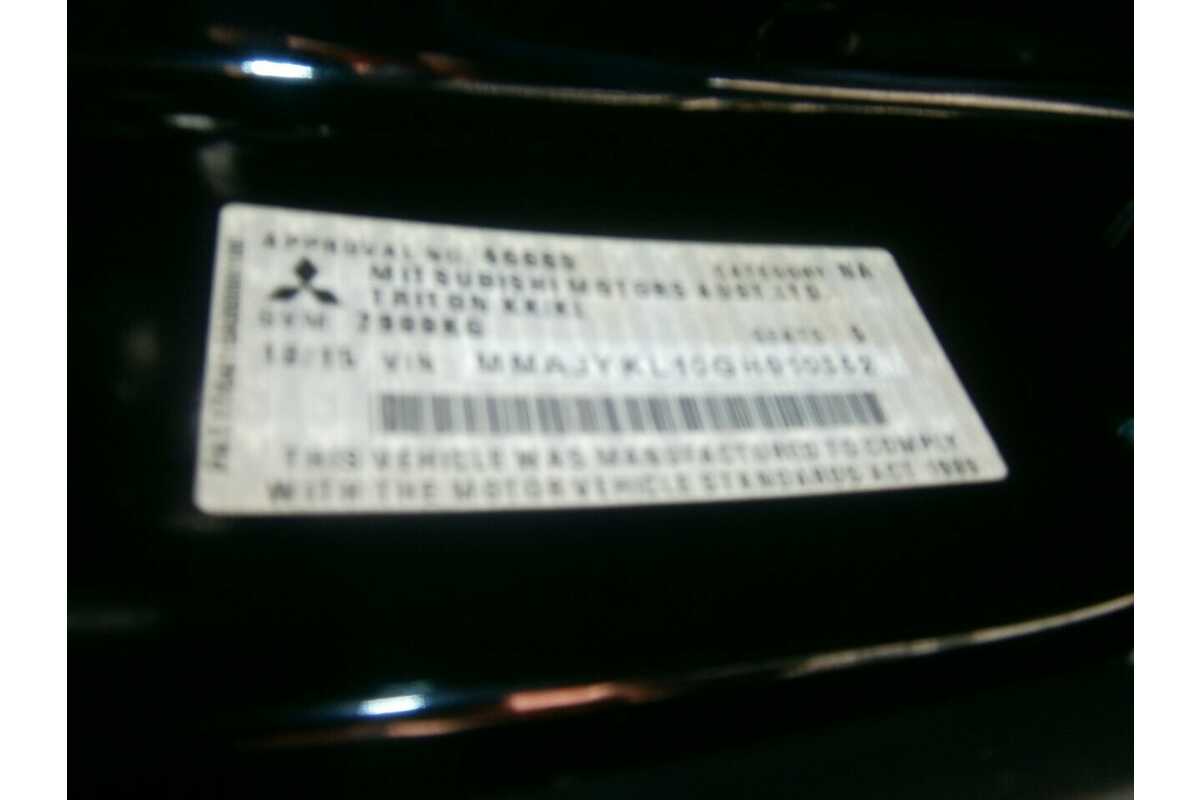 2015 Mitsubishi Triton GLS (4x4) MQ MY16 4X4