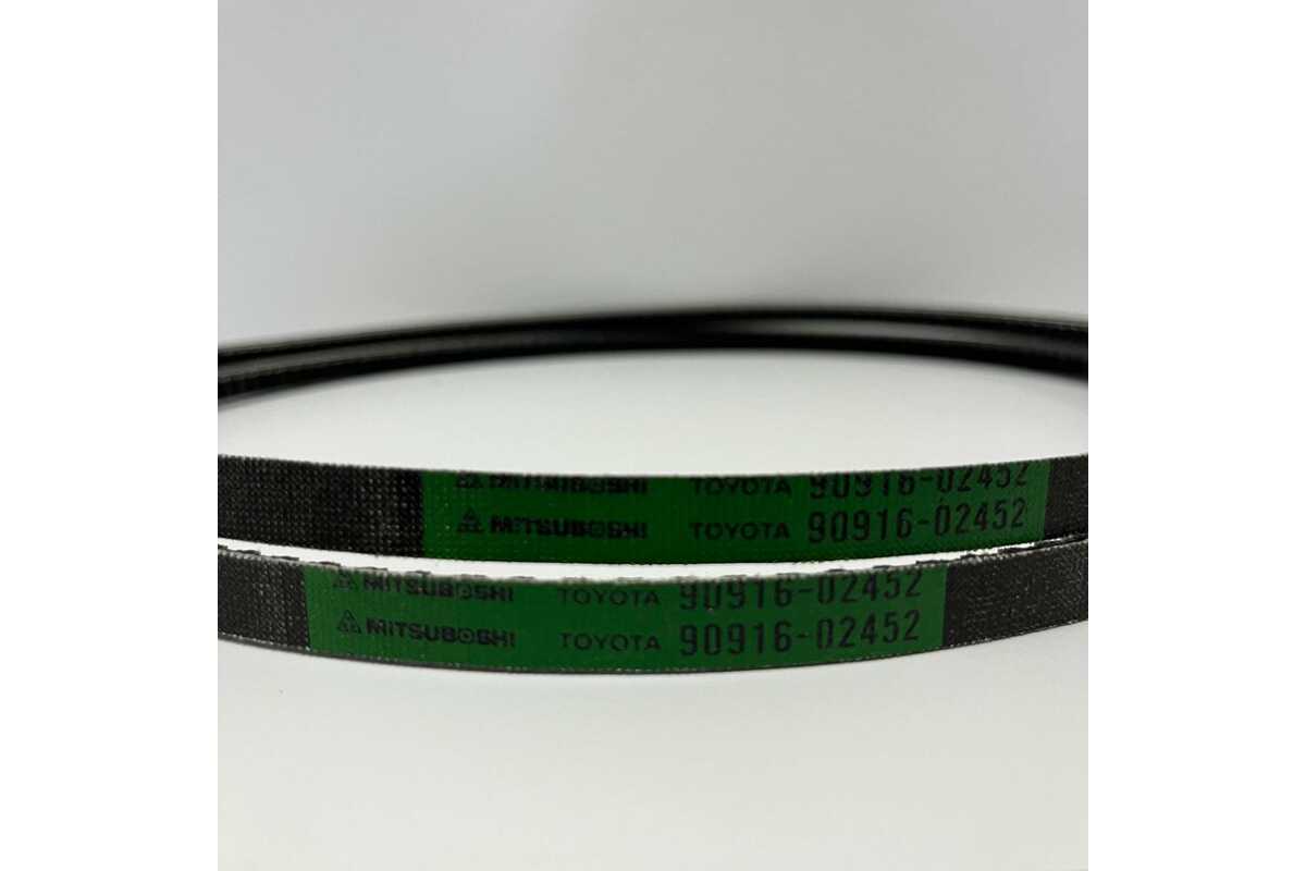 Genuine Toyota V-Belt Set - LandCruiser HDJ100, HDJ80, HZJ79 - 9091602452