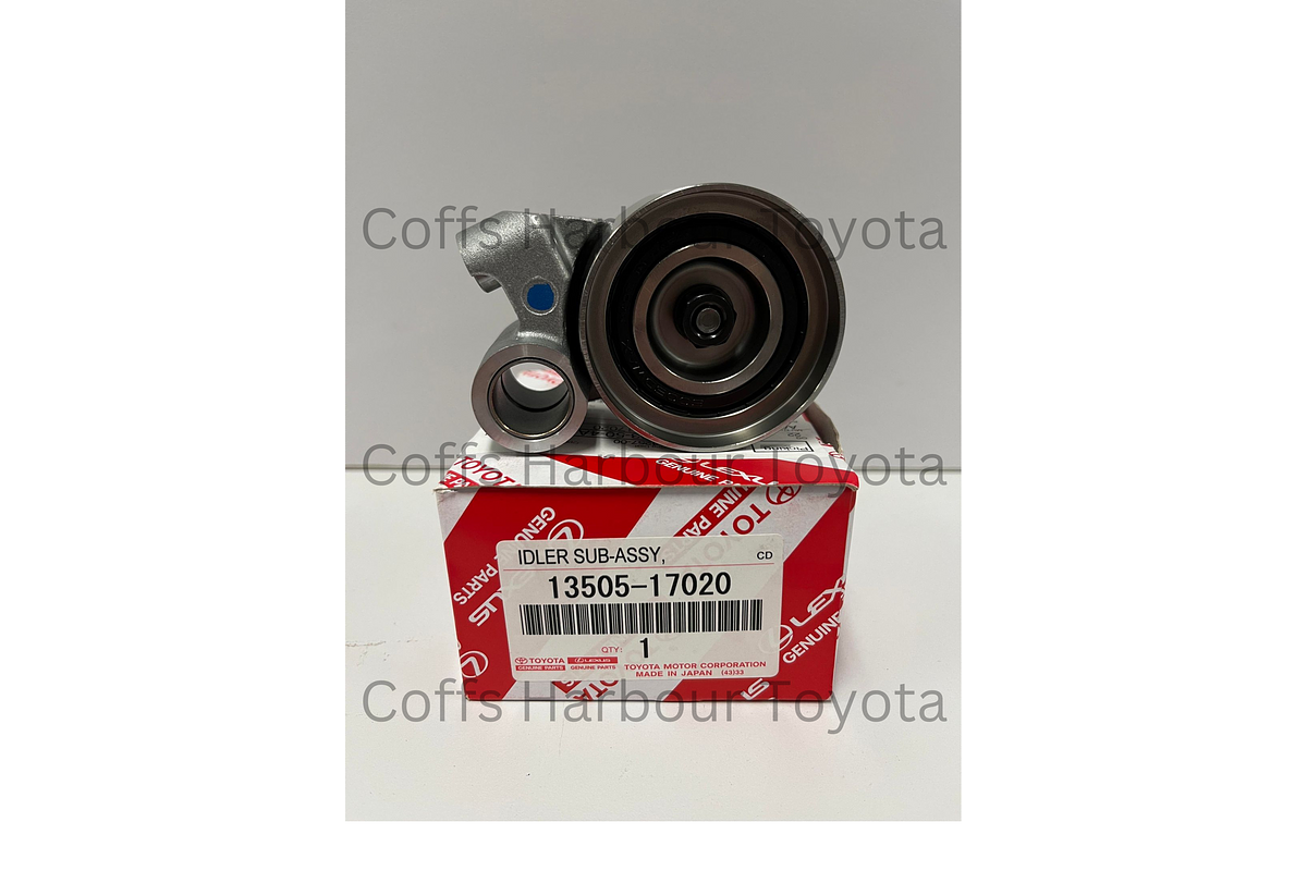 Genuine Toyota Drive Belt Idler - LandCruiser 70/80/100, Coaster - 1350517020