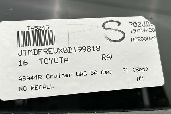 2016 Toyota RAV4 Cruiser ASA44R