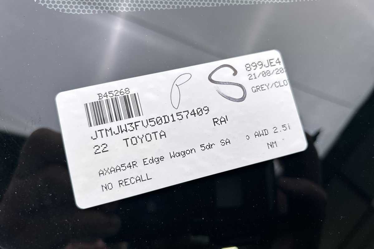 2022 Toyota RAV4 Edge AXAA54R