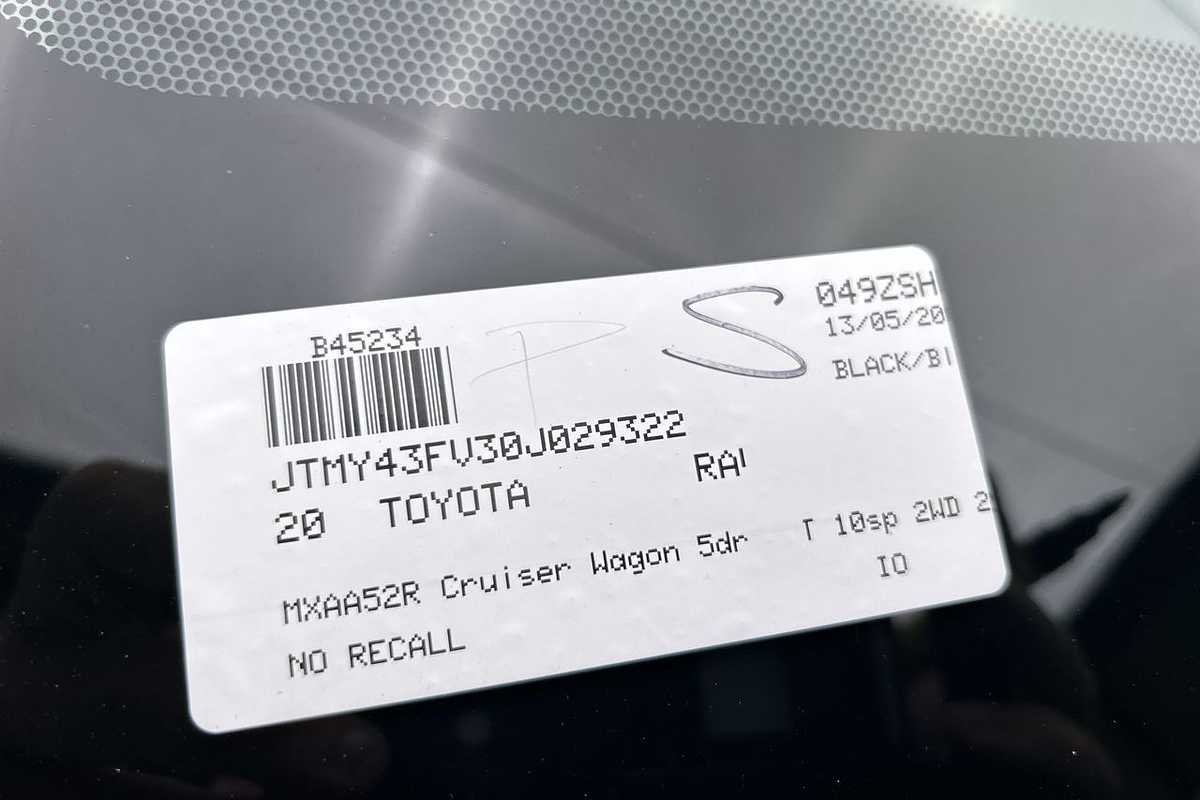 2020 Toyota RAV4 Cruiser MXAA52R