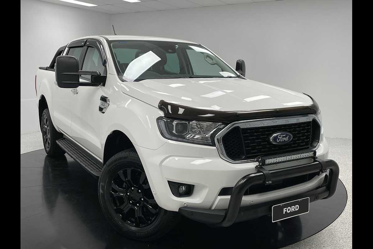 SOLD 2021 Ford Ranger XLT in Arctic White. | Used Ute | Newcastle West NSW