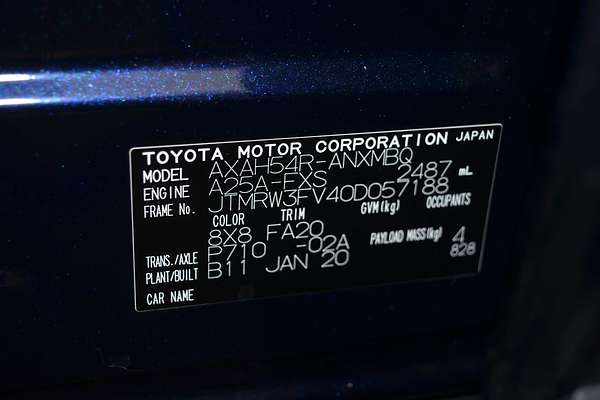 2020 Toyota RAV4 GXL AXAH54R