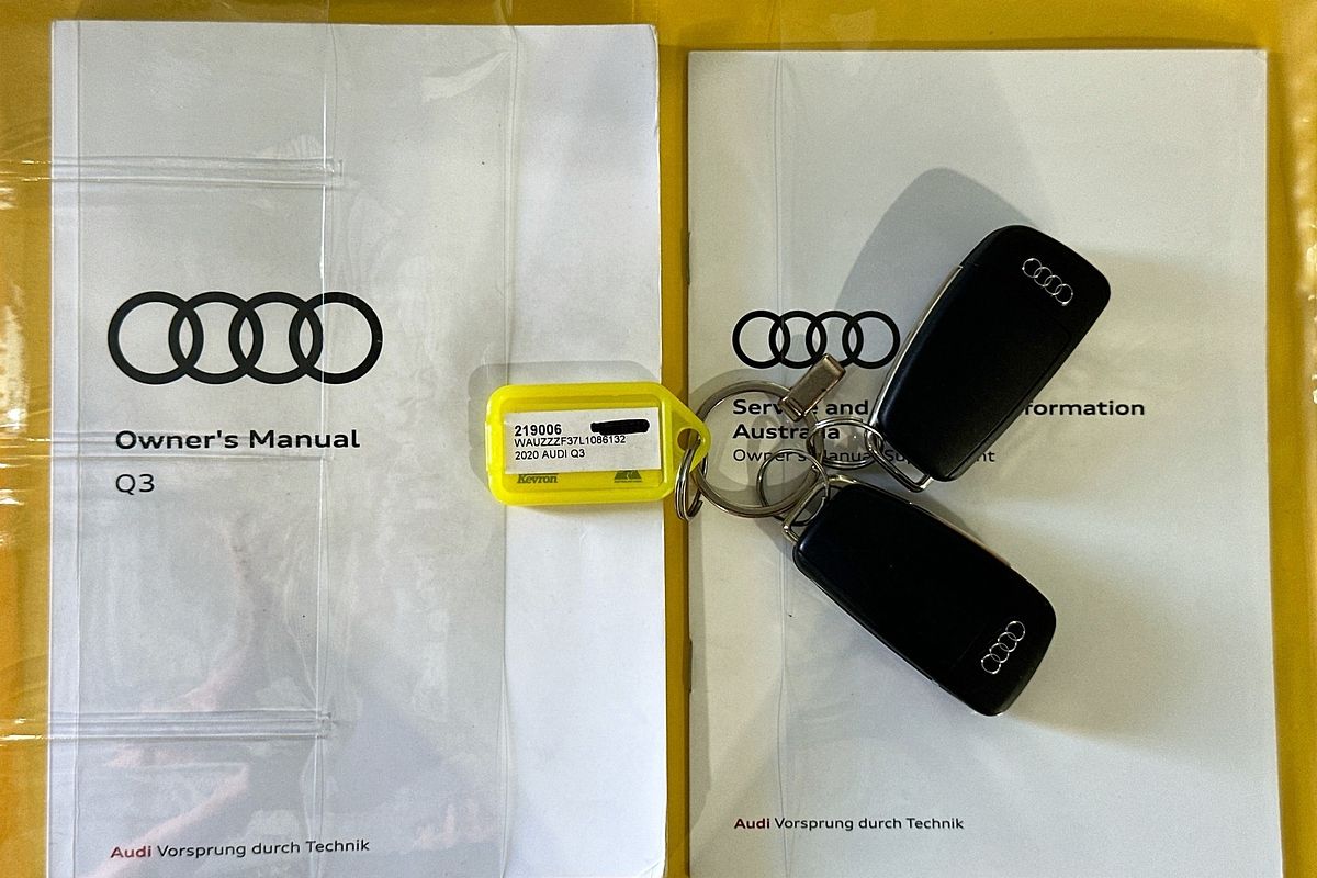 2020 Audi Q3 40 TFSI QUATTRO S LINE F3 MY20