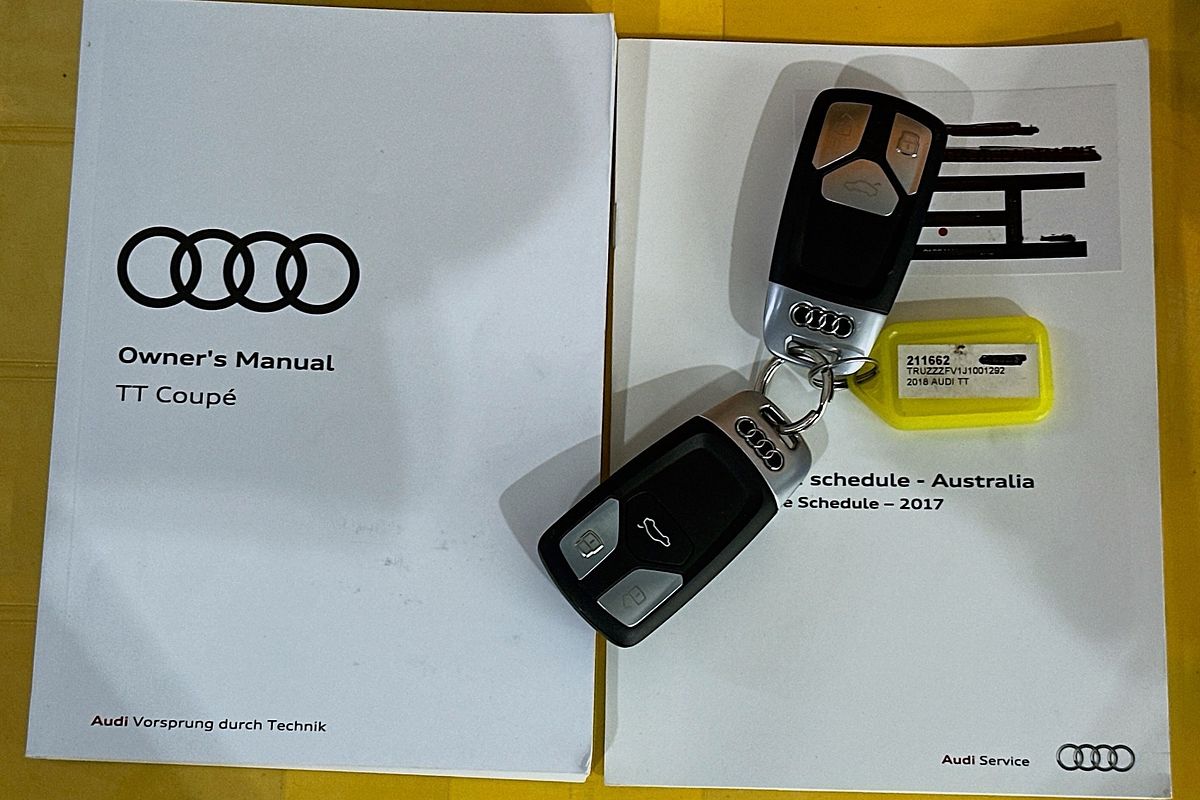 2018 Audi TT 2.0 TFSI QUATTRO S-LINE FV3 MY18