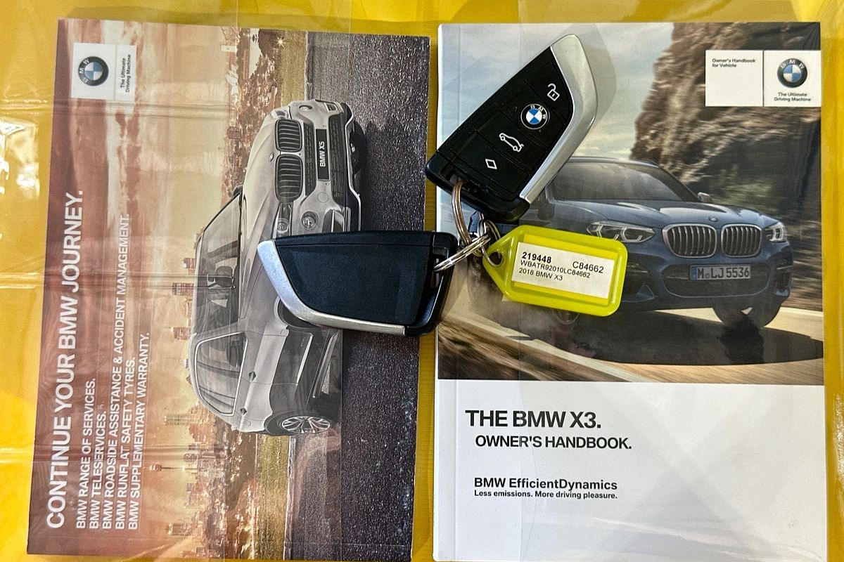 2018 BMW X3 xDRIVE30i M SPORT G01