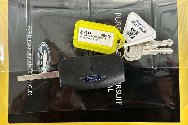 2010 Ford FPV SUPER PURSUIT FG REAR WHEEL DRIVE