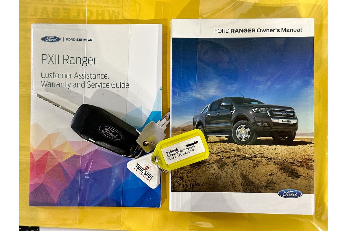 2018 Ford RANGER WILDTRAK 3.2 (4x4) PX MKII MY18 4X4 3.2L