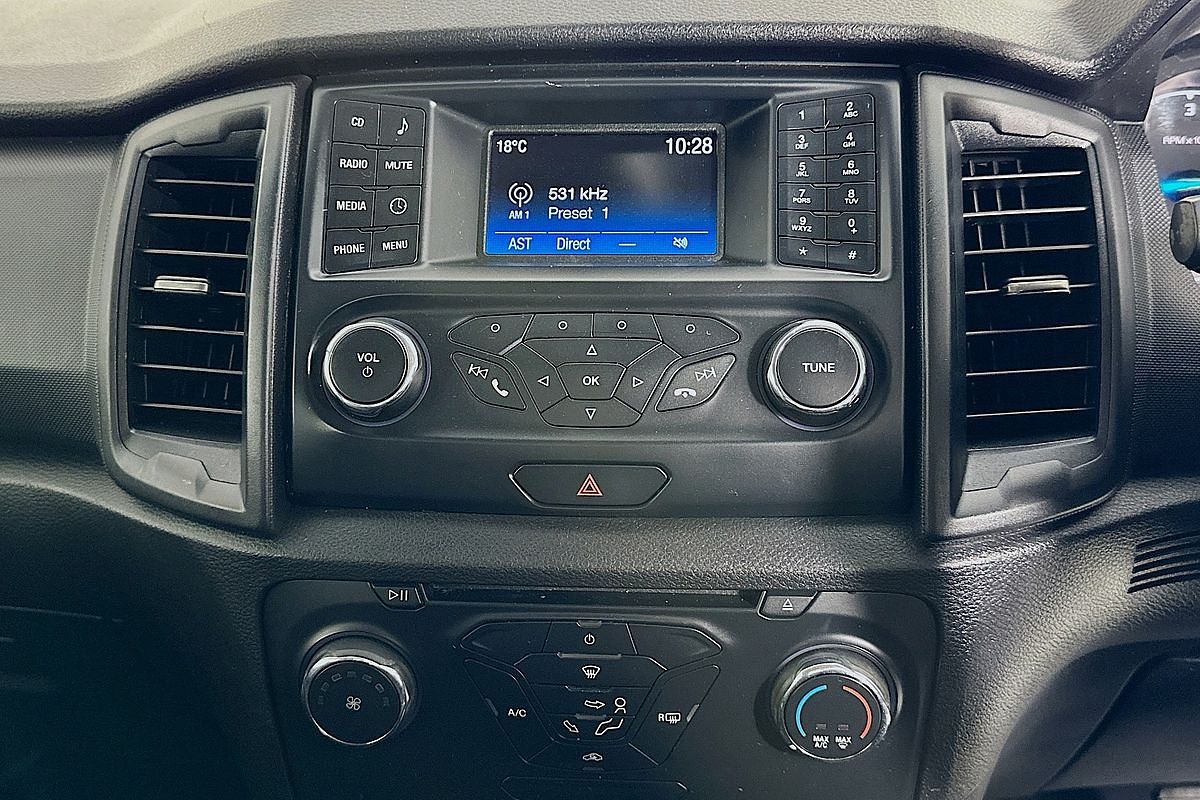2018 Ford RANGER XL 2.2 HI-RIDER (4x2) PX MKIII MY19 REAR WHEEL DRIVE 2.2L