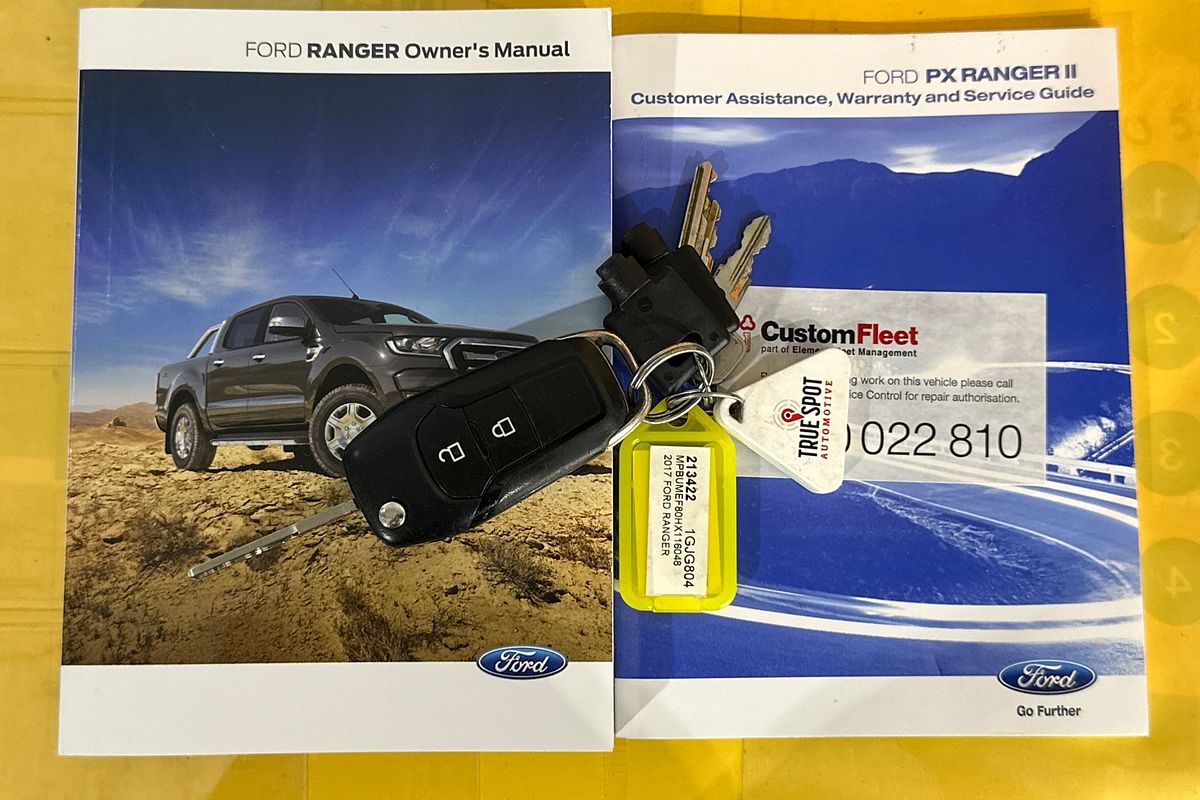 2017 Ford RANGER XL 2.2 HI-RIDER (4x2) PX MKII MY17 REAR WHEEL DRIVE 2.2L