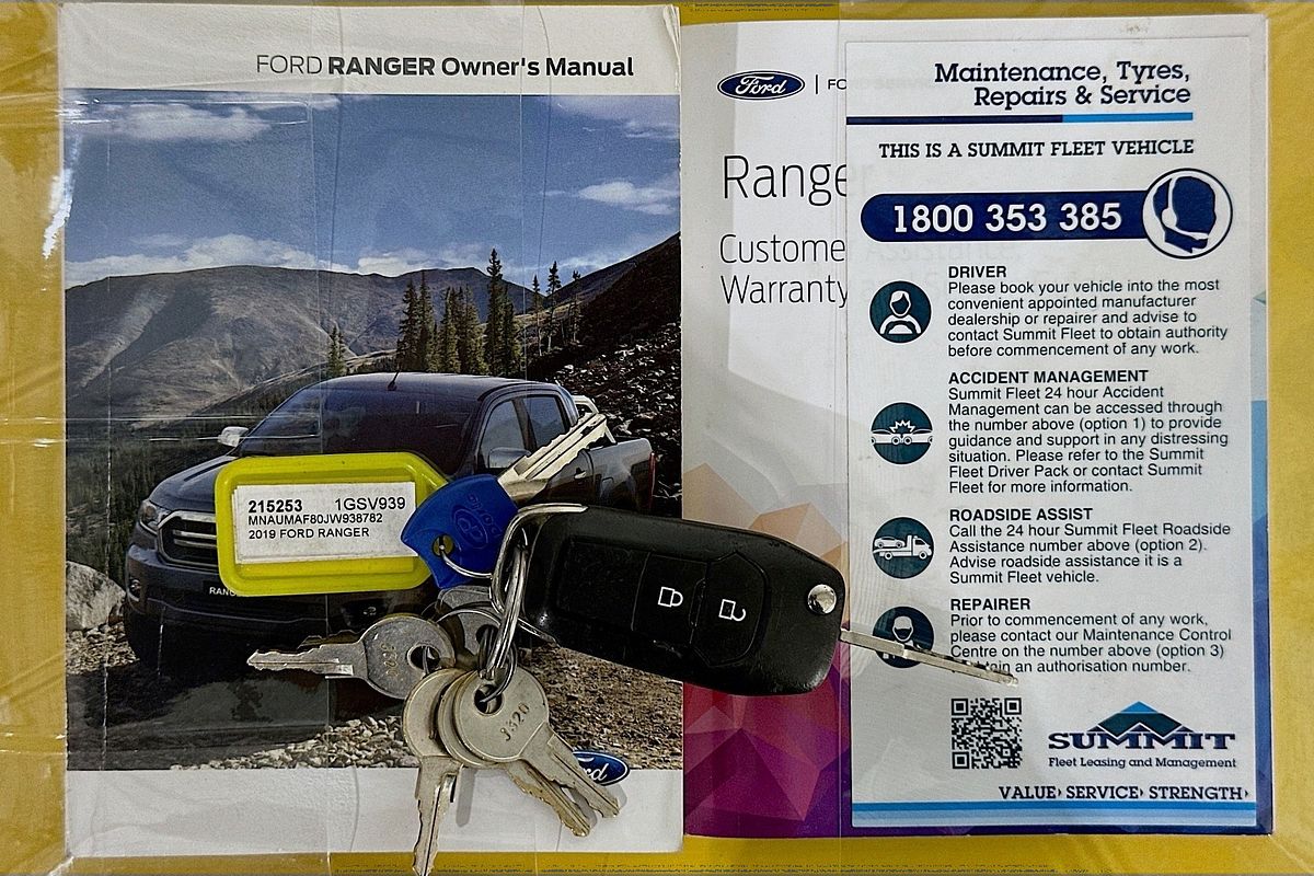 2019 Ford RANGER XL 2.2 HI-RIDER (4x2) PX MKIII MY19 REAR WHEEL DRIVE 2.2L