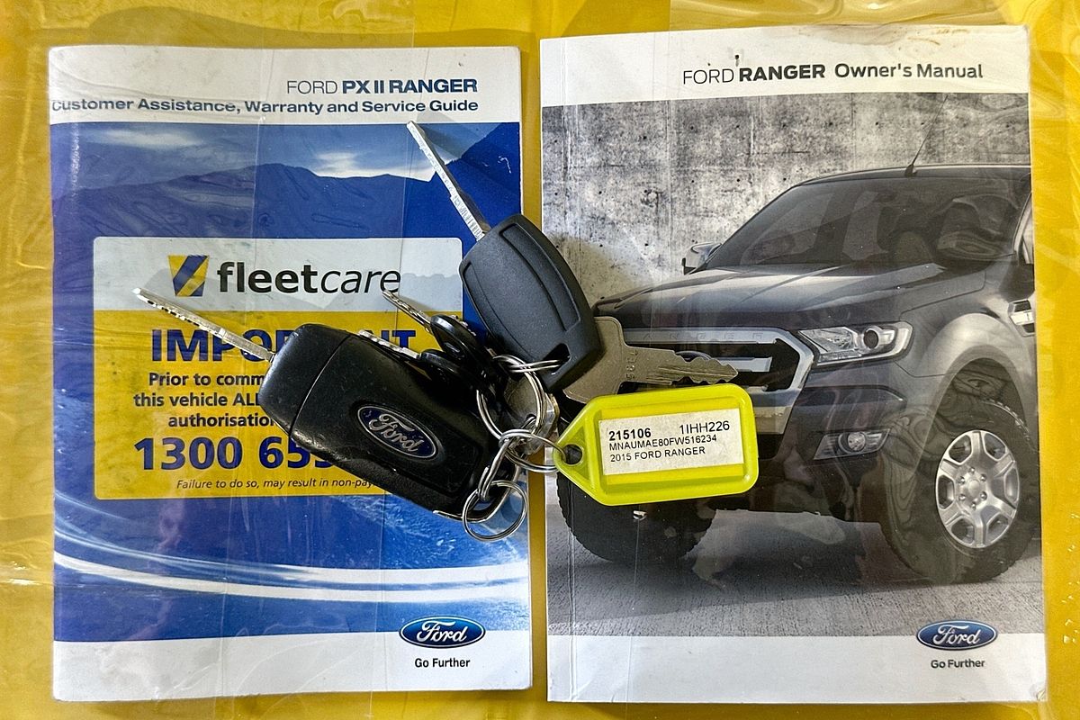 2015 Ford RANGER XL 2.2 (4x2) PX MKII REAR WHEEL DRIVE 2.2L