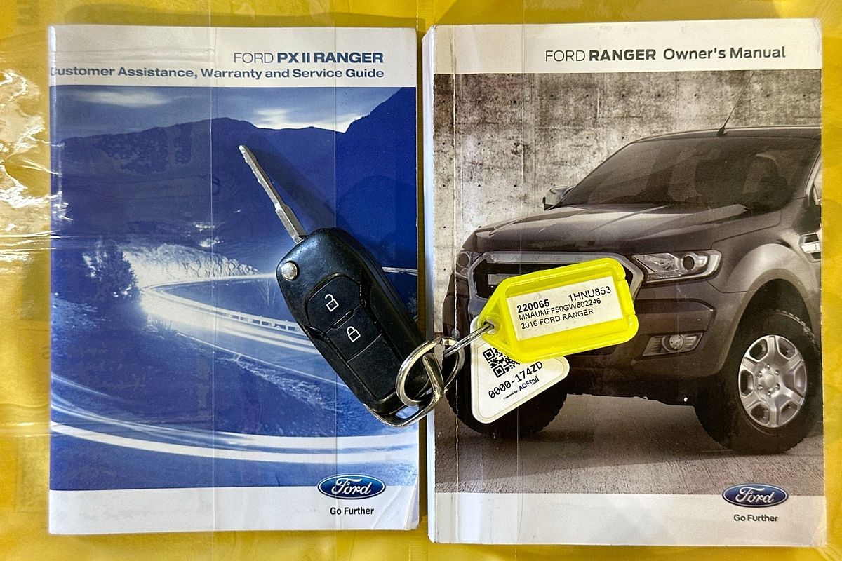 2016 Ford RANGER XLT 3.2 HI-RIDER (4x2) PX MKII REAR WHEEL DRIVE 3.2L