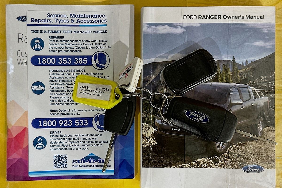 2019 Ford RANGER XL 2.2 HI-RIDER (4x2) PX MKIII MY19 REAR WHEEL DRIVE 2.2L