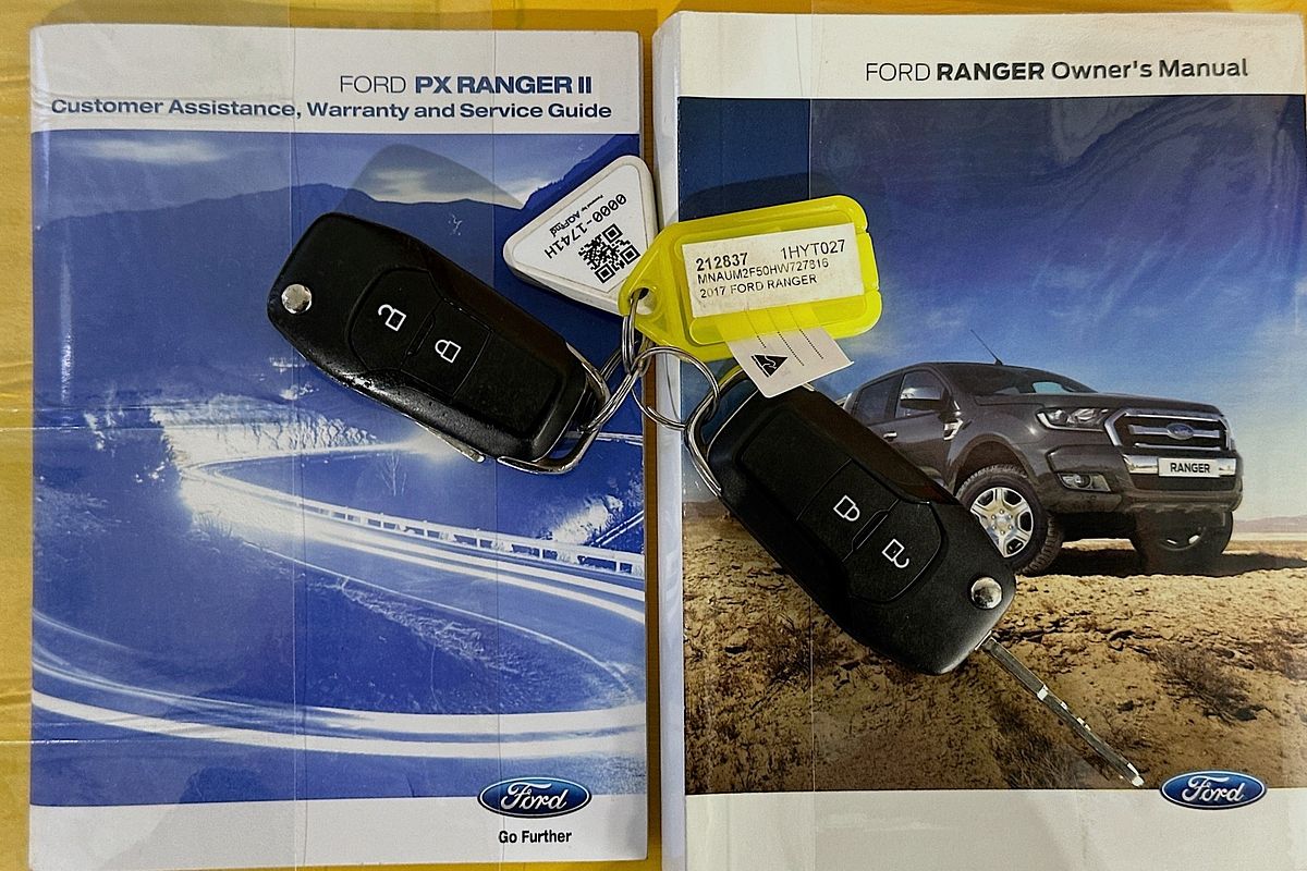 2017 Ford RANGER XLT 3.2 HI-RIDER (4x2) PX MKII MY17 REAR WHEEL DRIVE 3.2L