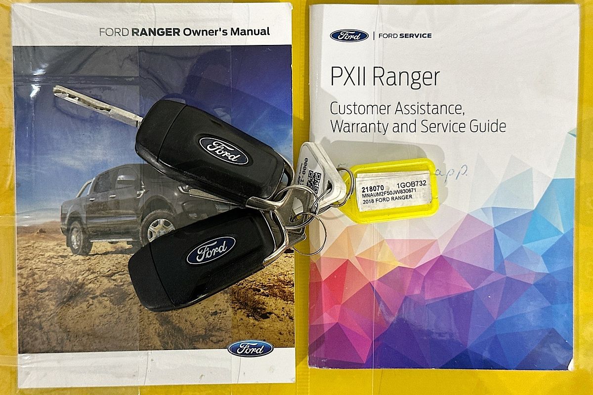 2018 Ford RANGER XLT 3.2 (4x4) PX MKII MY18 4X4 3.2L