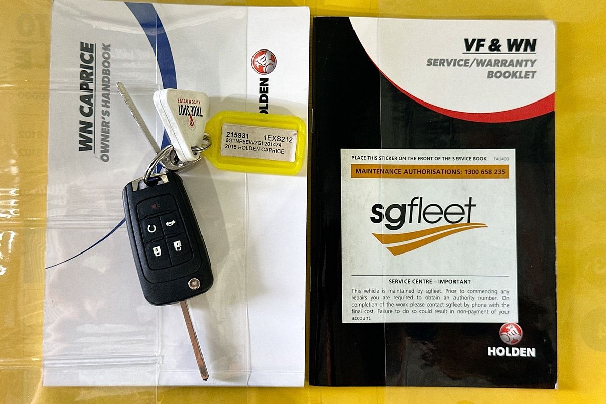 2015 Holden CAPRICE V WN MY16