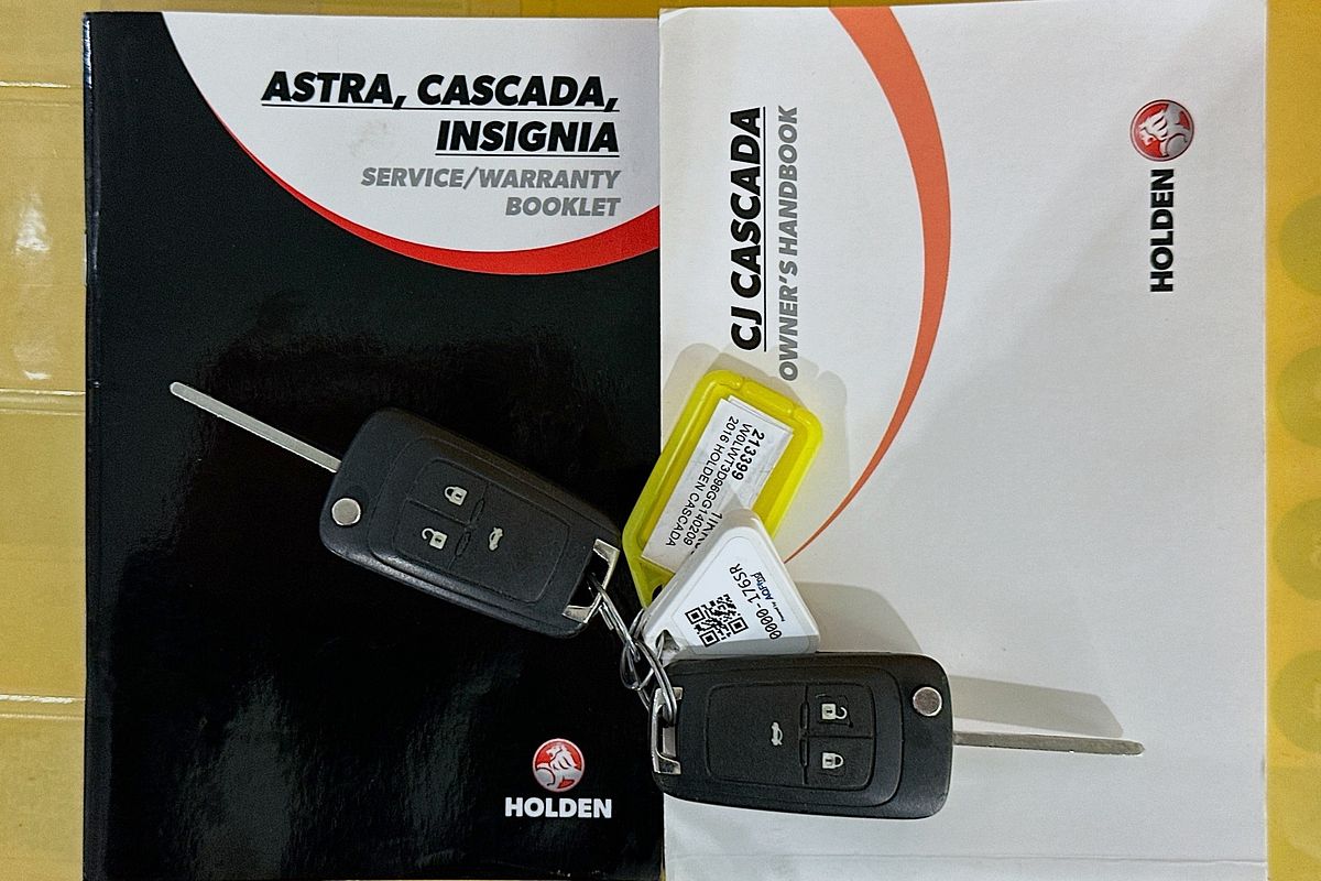 2016 Holden CASCADA  CJ MY16