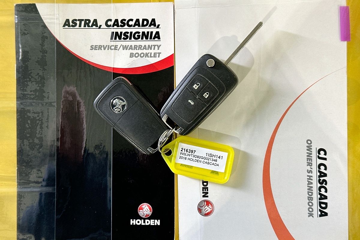 2016 Holden CASCADA  CJ MY16