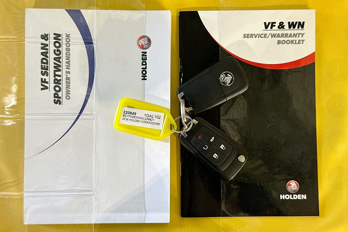 2016 Holden COMMODORE SS BLACK EDITION VFII MY16