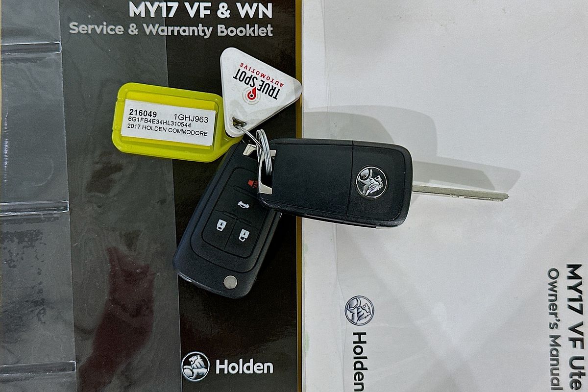 2017 Holden UTE SV6 VF II MY17 REAR WHEEL DRIVE