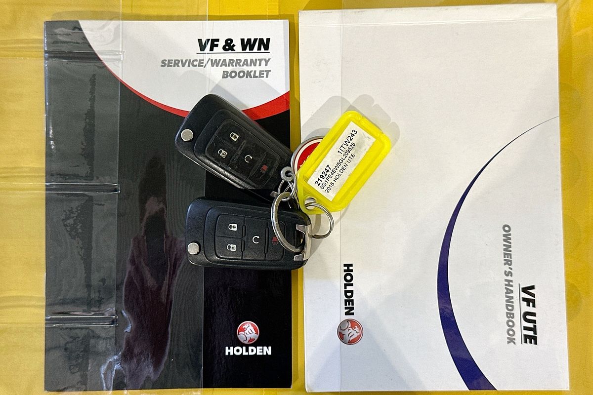 2015 Holden UTE SS-V REDLINE VF II REAR WHEEL DRIVE