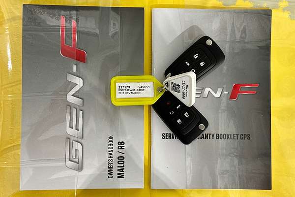 2013 HSV MALOO R8 GEN F REAR WHEEL DRIVE