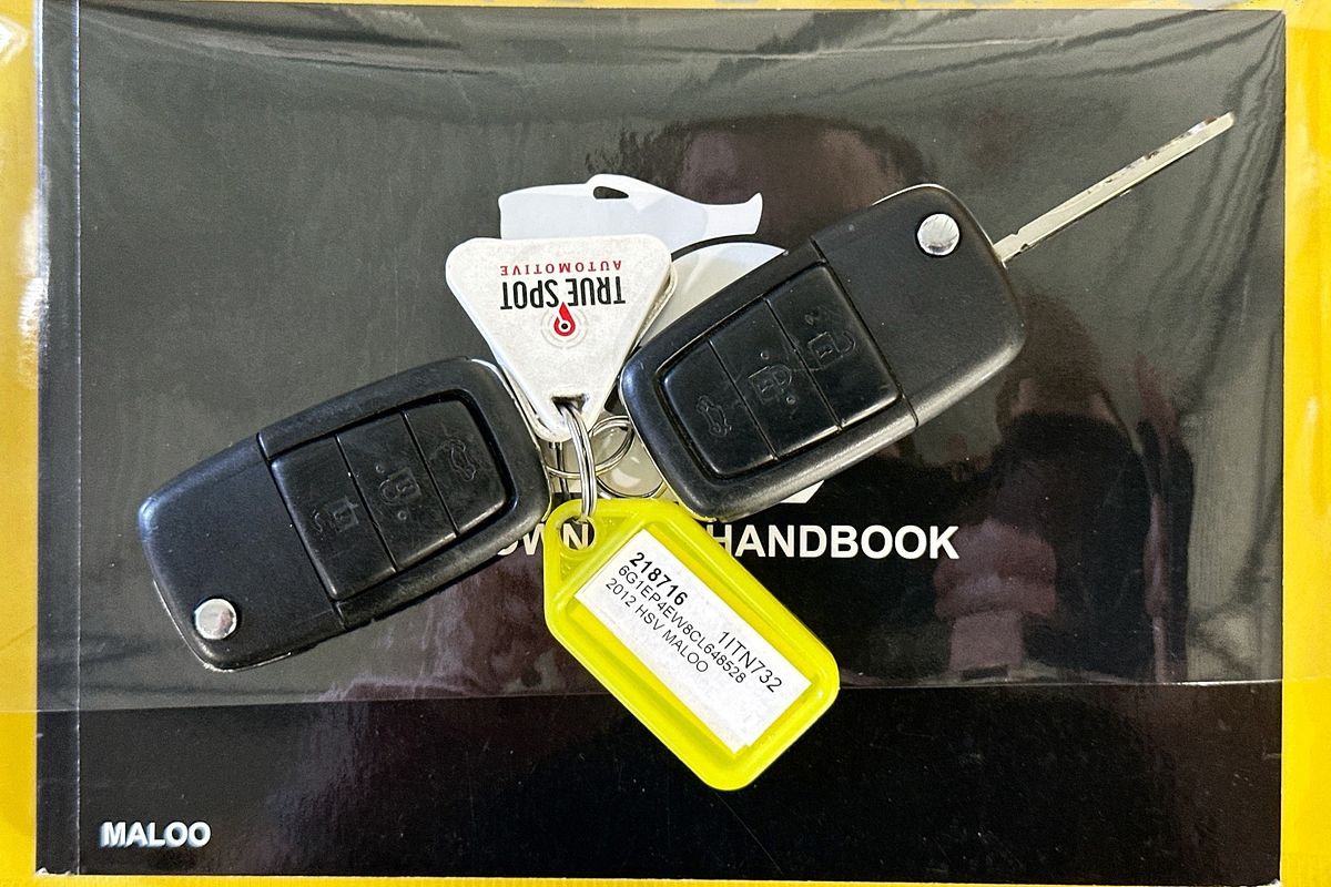 2012 HSV MALOO R8 V3 MY12 REAR WHEEL DRIVE