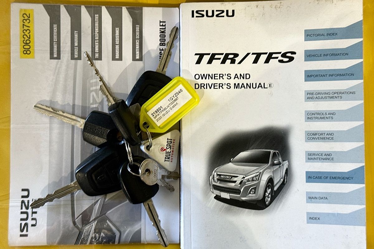 2020 Isuzu D-MAX SX HI-RIDE (4x2) TF MY19 REAR WHEEL DRIVE