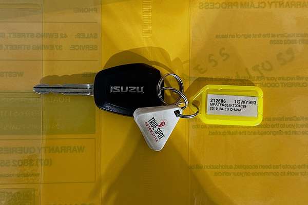 2019 Isuzu D-MAX SX HI-RIDE (4x2) TF MY19 REAR WHEEL DRIVE