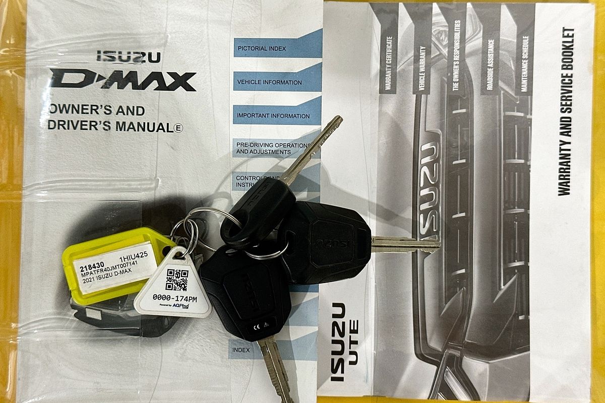 2021 Isuzu D-MAX SX (4x2) RG MY21 REAR WHEEL DRIVE