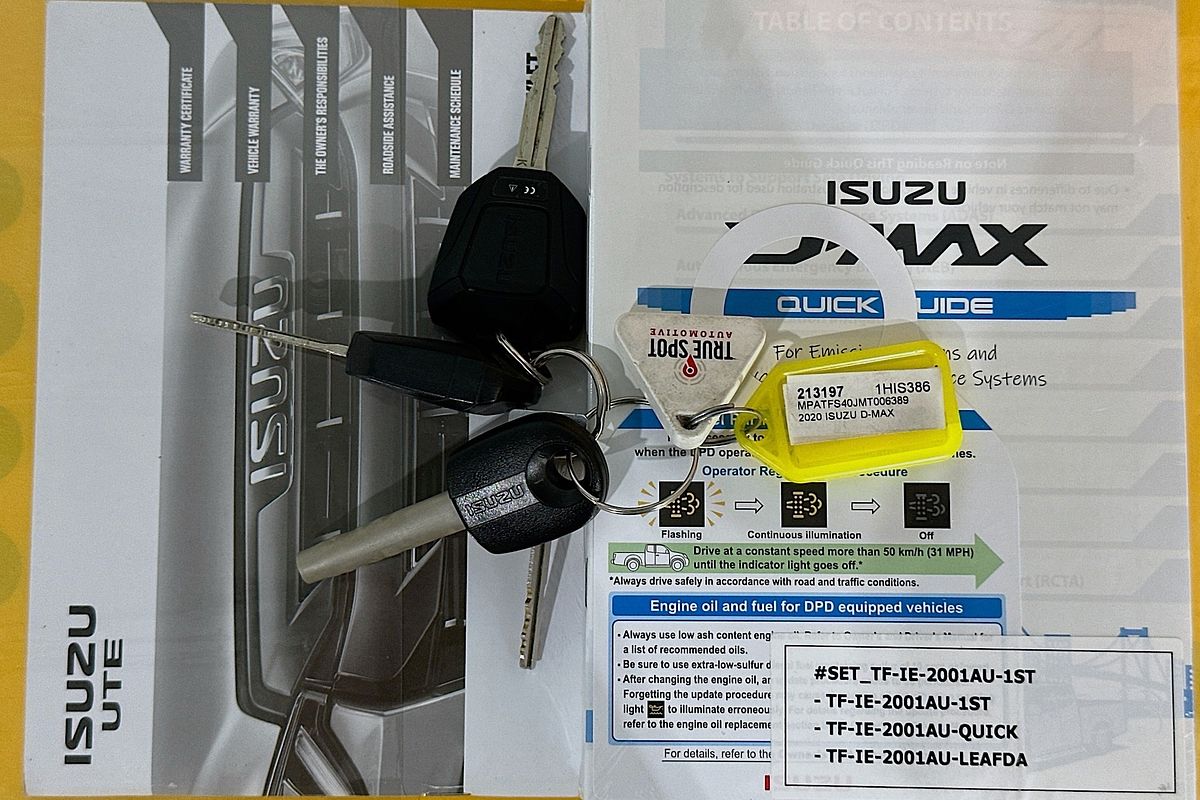 2020 Isuzu D-MAX SX (4x4) RG MY21 4X4