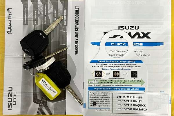 2021 Isuzu D-MAX SX (4x4) RG MY21 4X4