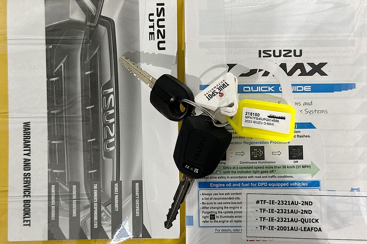 2023 Isuzu D-MAX SX (4x4) RG1 MY23 4X4
