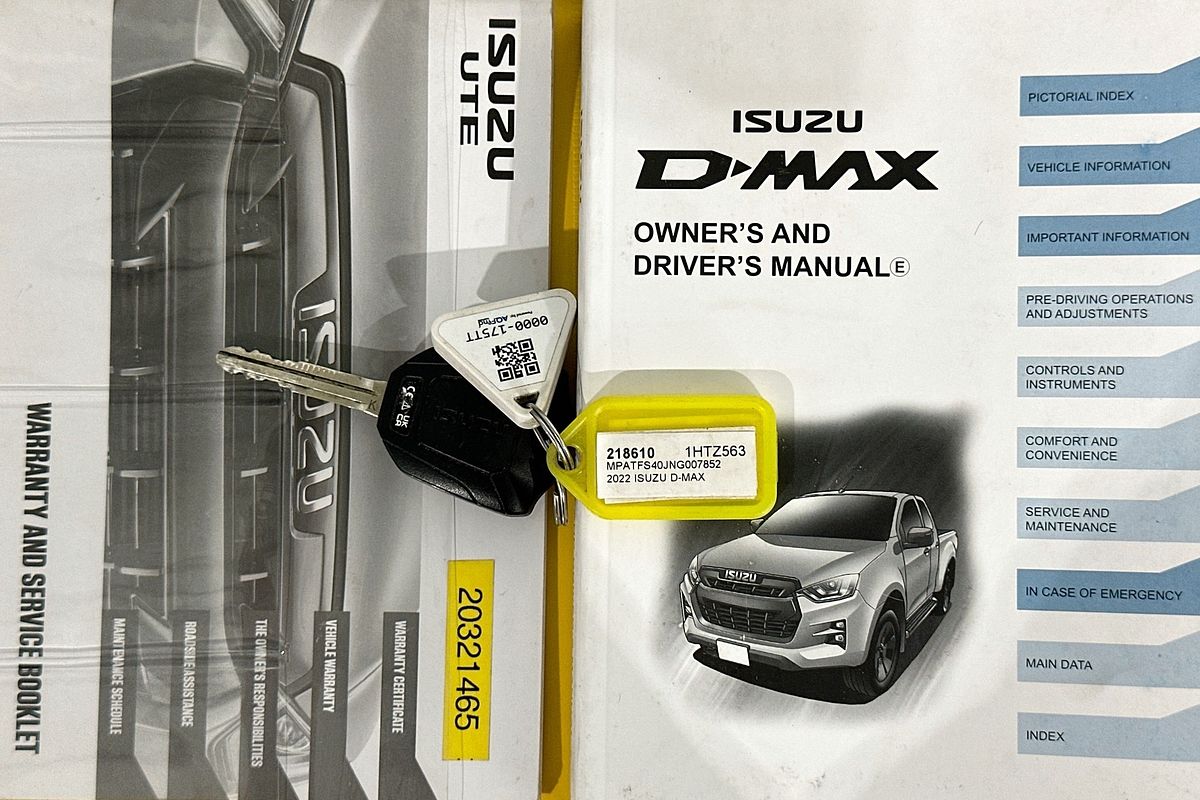 2022 Isuzu D-MAX SX (4x4) RG1 MY22.75 4X4