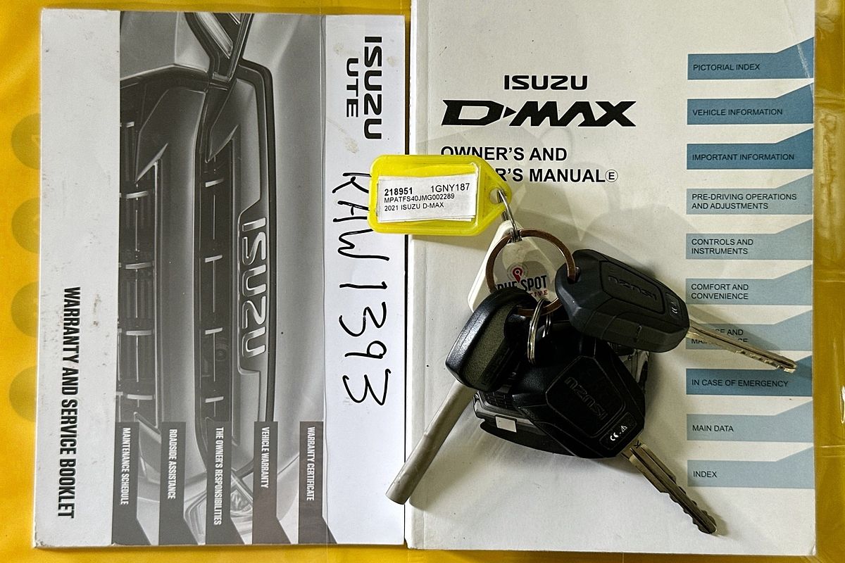 2021 Isuzu D-MAX SX (4x4) RG MY21 4X4