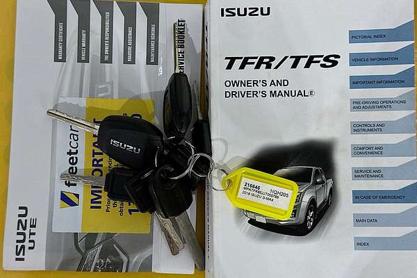 2018 Isuzu D-MAX SX HI-RIDE (4x2) TF MY18 REAR WHEEL DRIVE