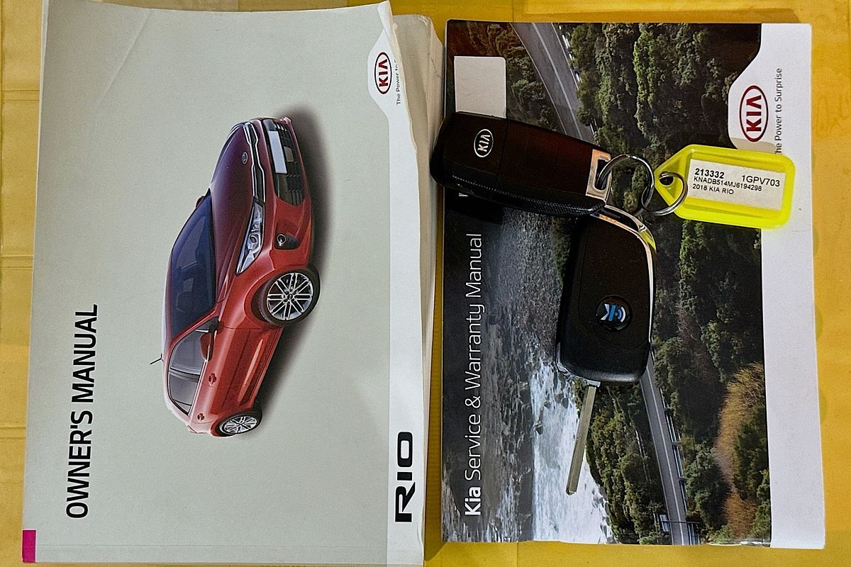 2018 Kia RIO S YB MY18