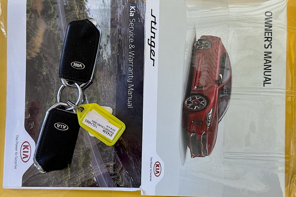 2018 Kia STINGER GT (RED LEATHER) CK MY19
