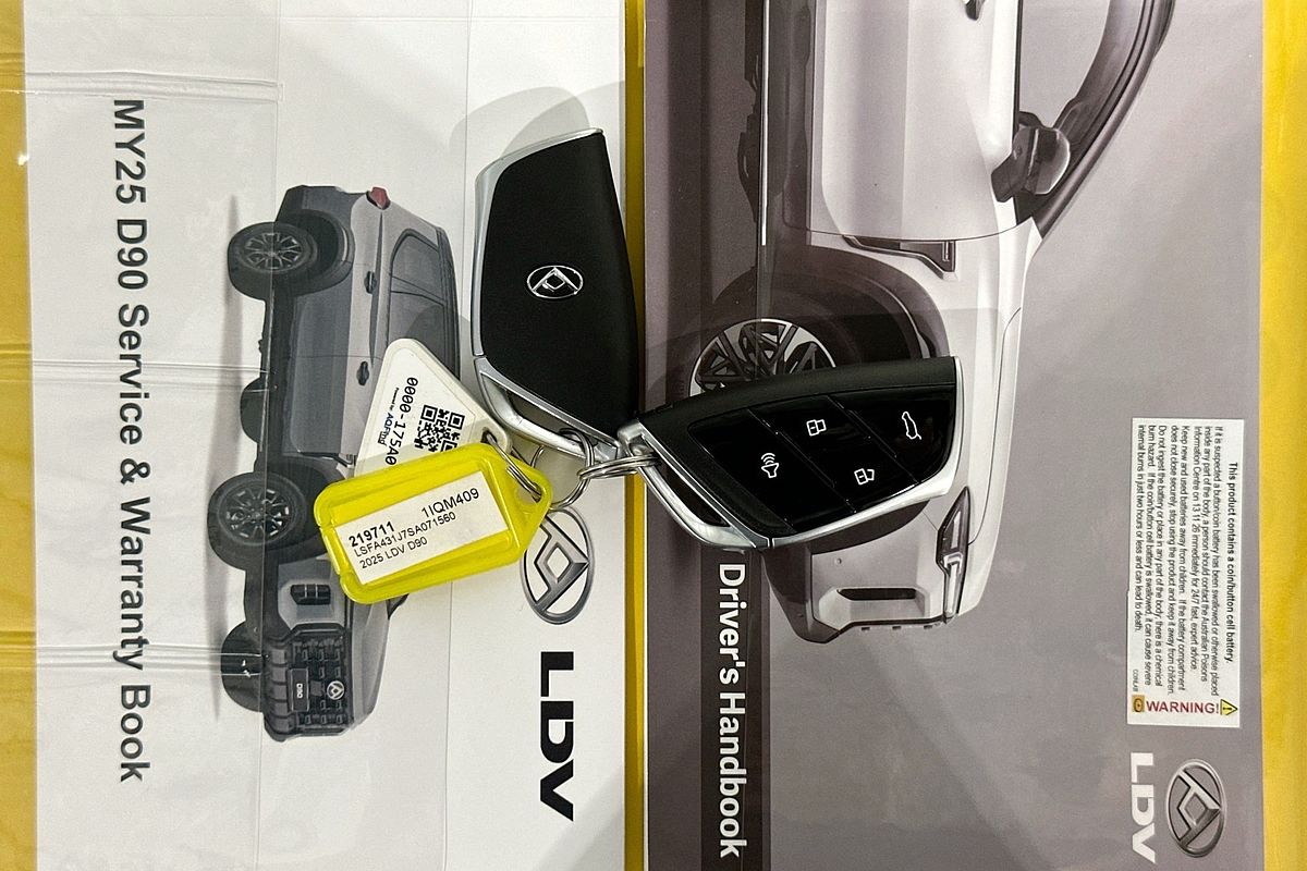 2025 LDV D90 EXECUTIVE (2WD) SV9A MY25