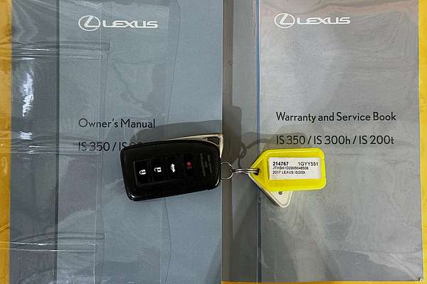 2017 Lexus IS200t LUXURY ASE30R MY17