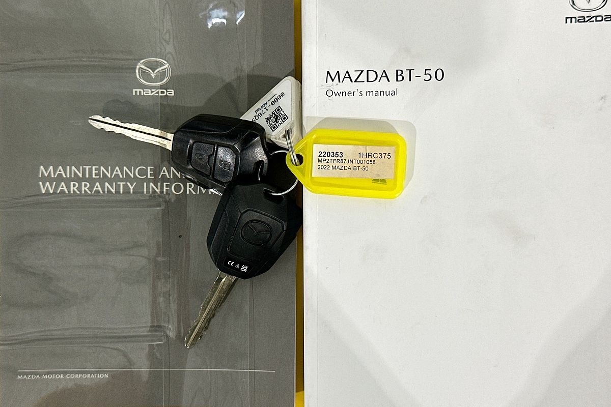 2022 Mazda BT-50 XS (4x2) B19C 4x2