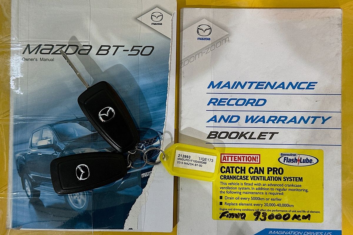 2015 Mazda BT-50 XTR (4x4) MY13 4X4