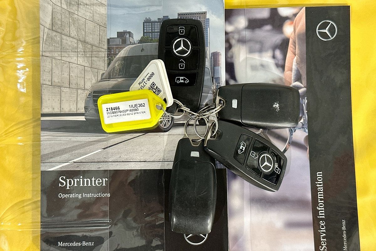 2019 Mercedes-Benz SPRINTER 419CDI VS30 LWB RWD HIGH ROOF 907 LWB
