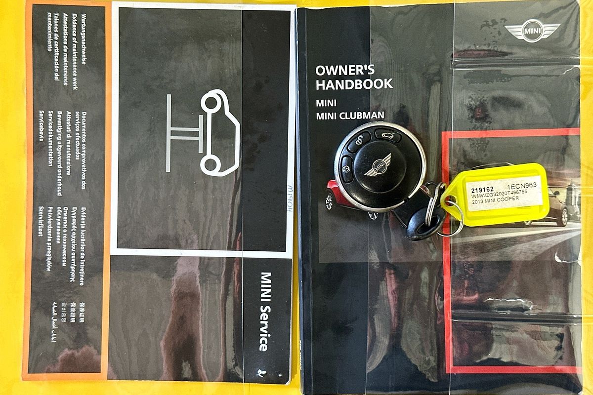 2013 MINI COOPER S CLUBMAN R55 MY12