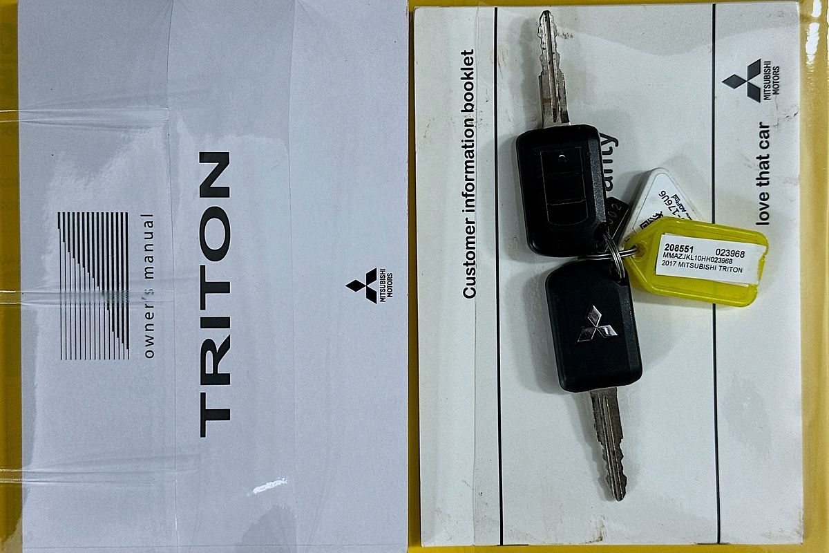 2017 Mitsubishi Triton GLX MQ REAR WHEEL DRIVE